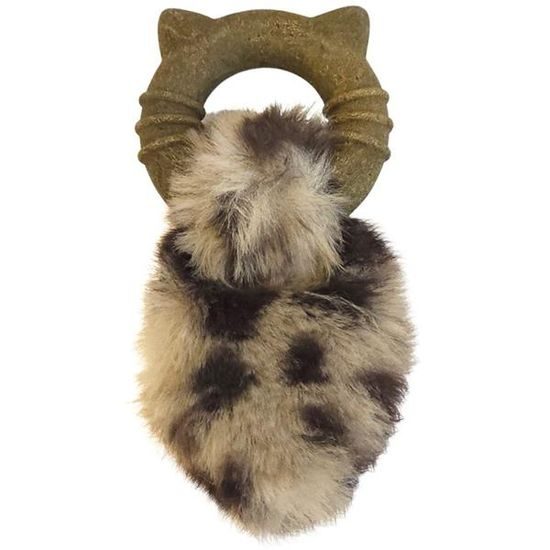 Nobby Hračka cat plyšový ocásek s catnip kroužkem