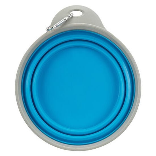 Trixie Cestovní silikonová miska s pevným okrajem