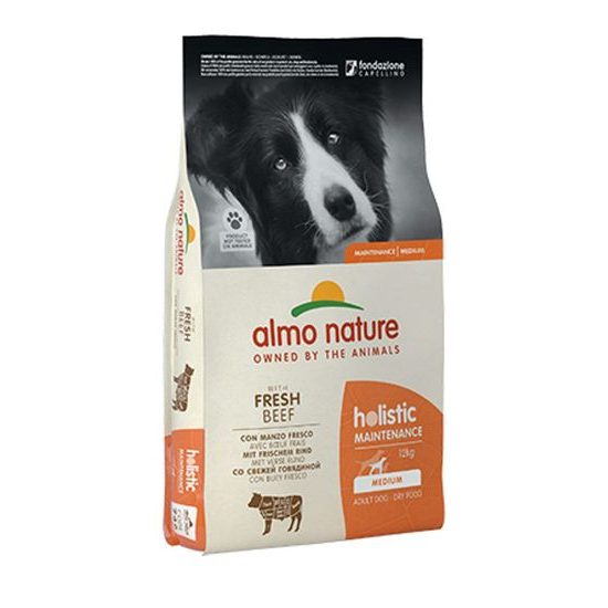 Almo Nature Holistic Maintenance M s čerstvým hovězím 12kg