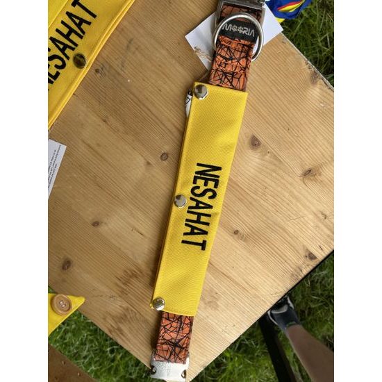 FUNKY DOG Žlutý návlek na vodítko