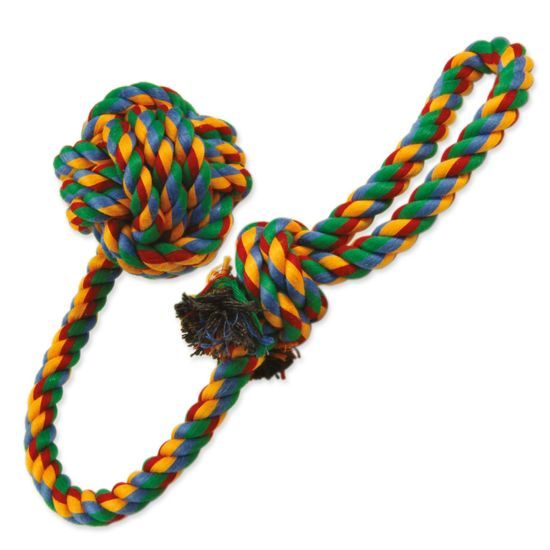 Dog fantasy Hračka přetahovadlo házecí barevné 55cm