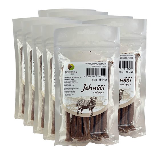 BOHEMIA 10x Jehněčí tyčinky 85g