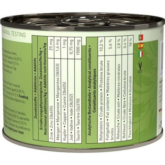 Catz finefood Konzerva CF No.5 s lososem a drůbežím masem 200g