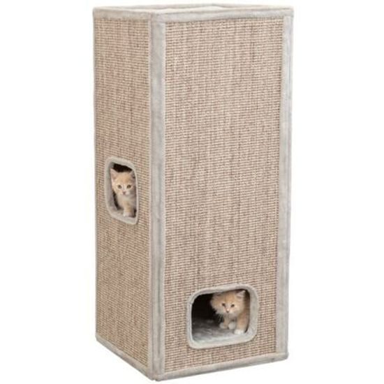 Trixie Škrabací věž JUNO 3 patra 116cm šedá