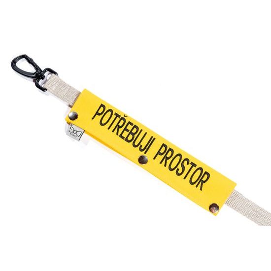 FUNKY DOG Žlutý návlek na vodítko