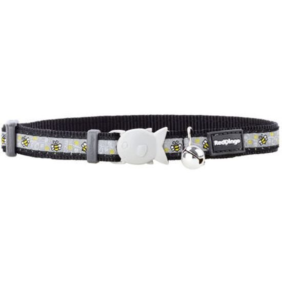 Red Dingo Obojek pro kočky Bumble Bee Black
