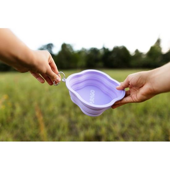 Amarago silikonová skládací miska 1000ml fialová