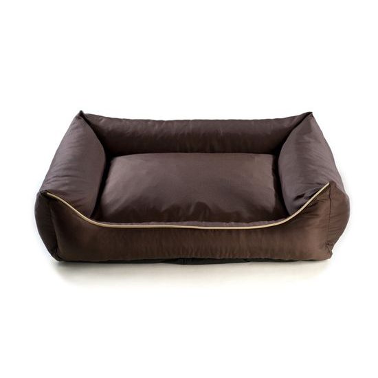 Argi Pelech pro psa obdélníkový snímatelný potah z polyesteru tmavě hnědý 70 x 55 cm