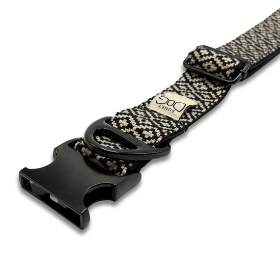 FUNKY DOG Široký psí obojek 4 cm ekologický pevný a stylový