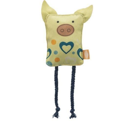 Trixie Hrací polštářek se zvířecím obličejem šustící 10 cm polyester