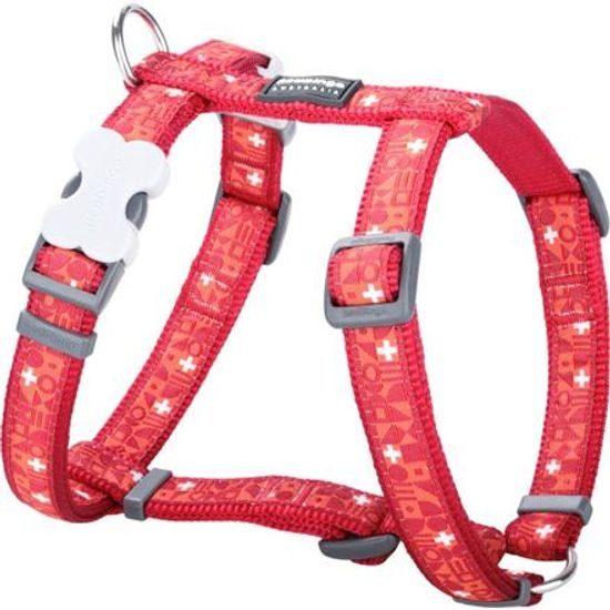 Red Dingo Postroj 20 mm x 45-66 cm Swiss Cross