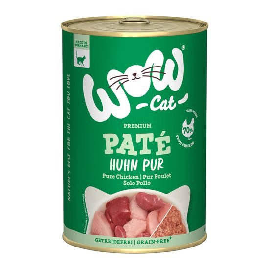 WOW Cat Konzerva Paté Kuře PUR Adult 400g