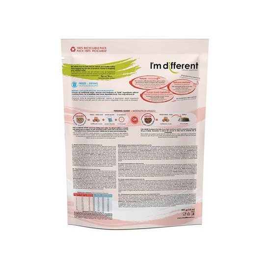 I'm different Turkey DINNER mrazem sušené raw krmivo s krůtou 397 g