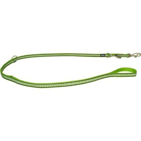 Red Dingo Vodítko přepínací 25 mm x 2 m Bones Rfx Limetková