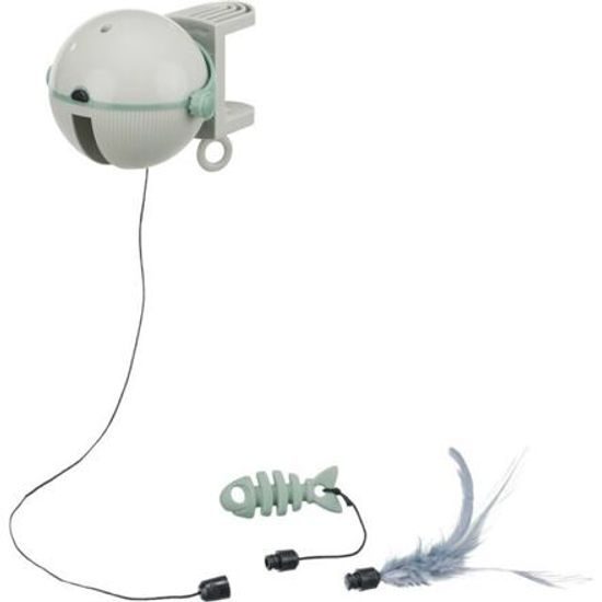 Trixie Catch It automatická hračka pro kočky 10x14cm bílá