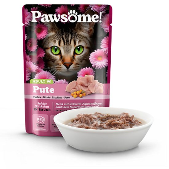 Pawsome! Adult s krůtím masem 85 g