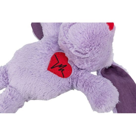 Trixie Dog VALENTINE plyšový pes s dlouhýma ušima 28 cm lila LIMITOVANÁ NABÍDKA