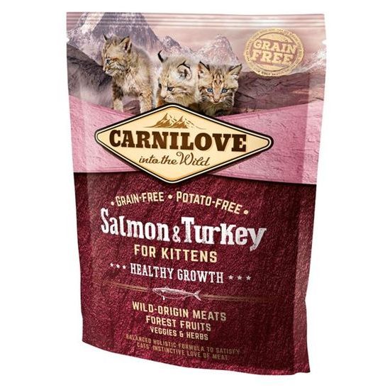 Carnilove Cat Kitten Salmon & Turkey Grain Free 0,4 kg