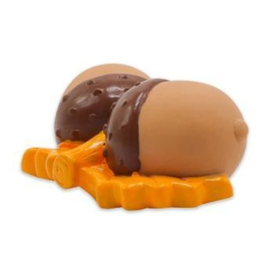 Akinu ČESKÝ LES Žaludy latexová hračka pro psy 7 cm