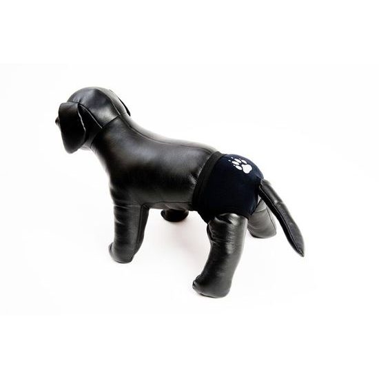 Samohýl Exclusive Hárací kalhotky "Gina" černé s tlapkou 24 cm