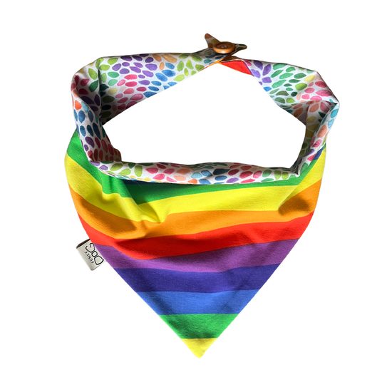 FUNKY DOG Oboustranný dúhový šátek pro psa