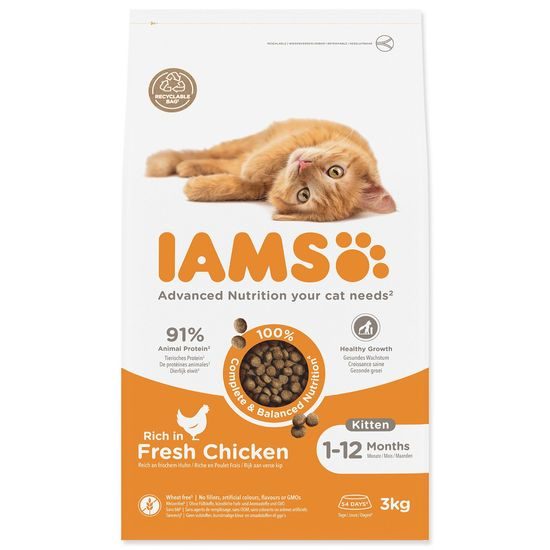 IAMS Krmivo Cat Kitten Chicken 3kg