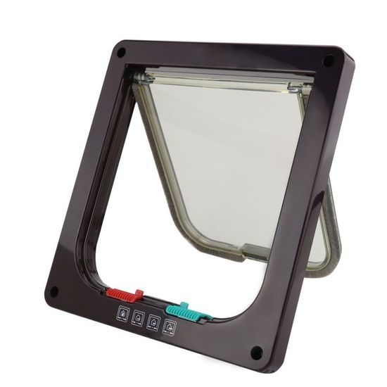 BENTECH Dvířka Bentech pro psy a kočky hnědá – S