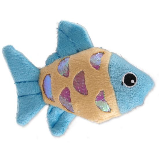 Magic Cat Hračka rybka plyš s Catnip mix 10cm