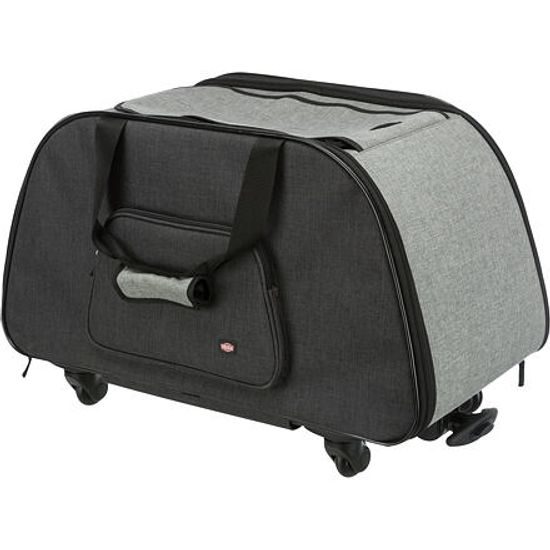 Trixie Cestovní kabela na kolečkách černo/šedá 34x43x67cm (max 21kg)