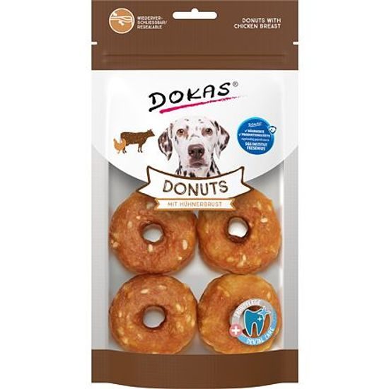 Dokas Donuty s kuřecím masem 160 g