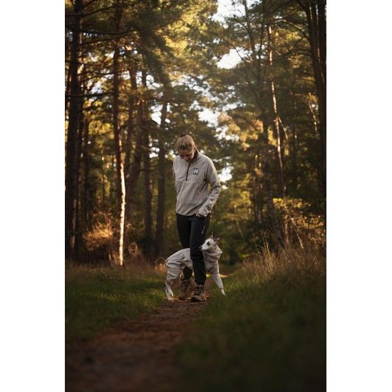 Non-stop dogwear Celotělová mikina Trail quest fleece overall dog jacket béžová