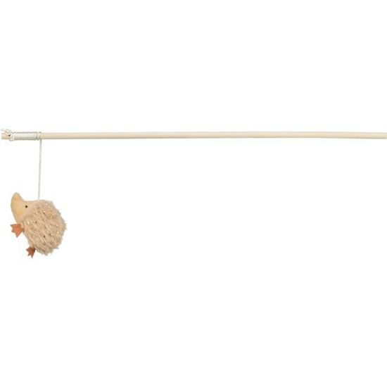 Trixie Vánoční hrací prut s ježkem a catnipem 48 cm plyš/dřevo béžová/zlatá