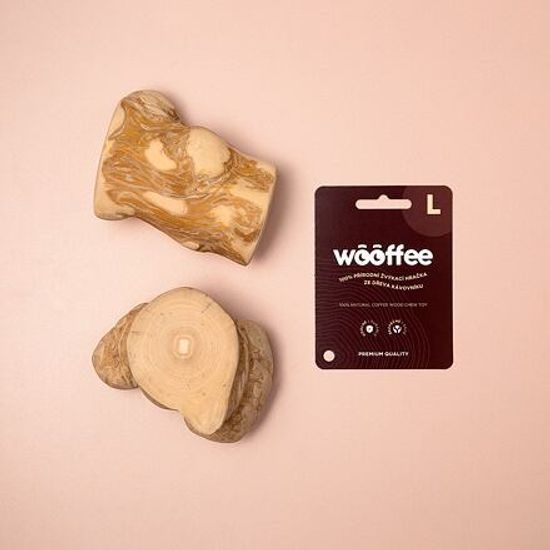 Wooffee kávové dřevo špalík L