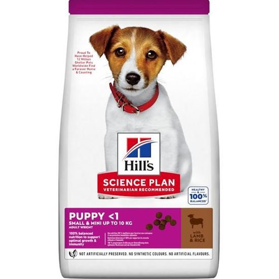 Hill's Science Plan Canine Puppy Small & Mini Lamb & Rice 1,5 kg