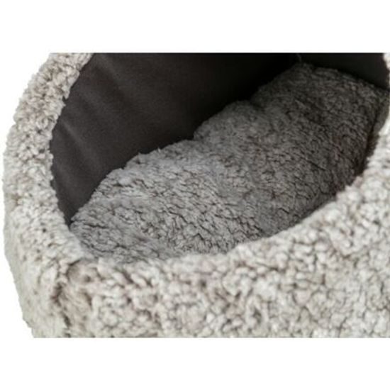 Trixie Kukaň CALIDA 50x30x35cm s tepelně reflexní vložkou šedá/bílo-černá