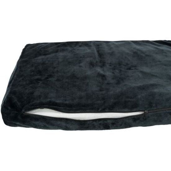 Trixie Obdélníkový polštář JIMMY černý s tlapkami