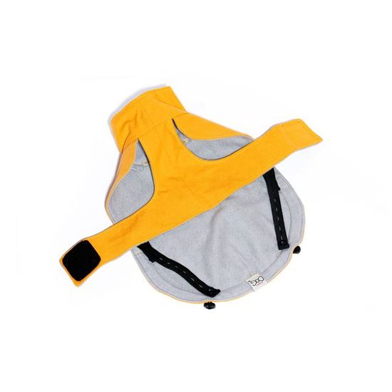 FUNKY DOG Pláštenka pro psa horčičová barva