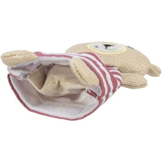 Trixie Medvídek v šatech, s catnipem, 12 cm, tkanina, různé barvy