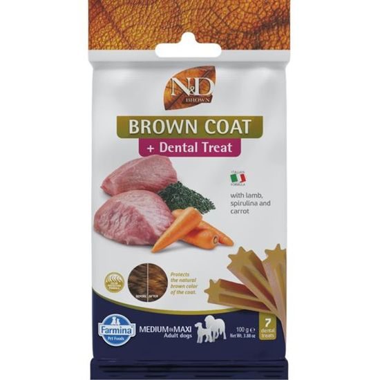 N&D BROWN Dog Dental Snack Lamb Medium & Maxi 100 g