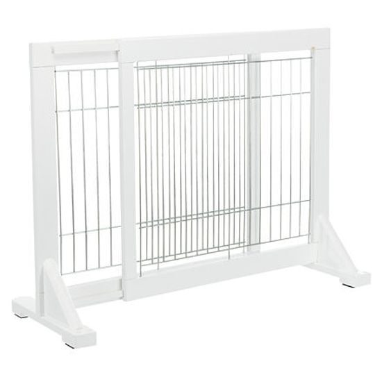 Trixie Posuvná bariéra pro psy 65-108x61x31 bílá