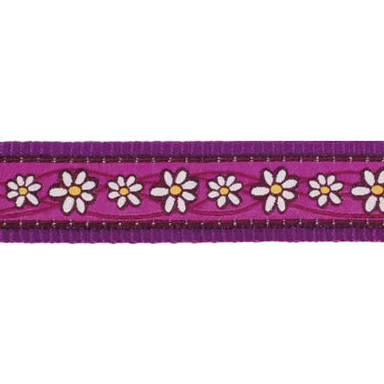 Red Dingo Vodítko přepínací 25 mm x 2 m Daisy Chain Purple