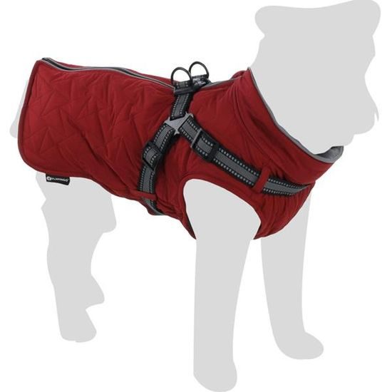 Flamingo Obleček zimní Duker červený 55cm