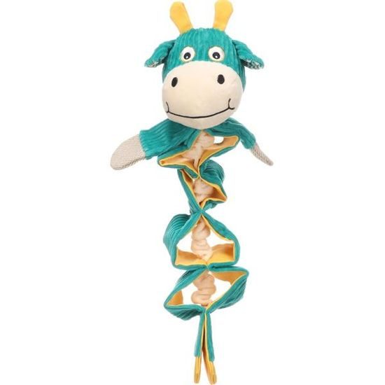 Flamingo Hračka textil Torras žirafa zelená