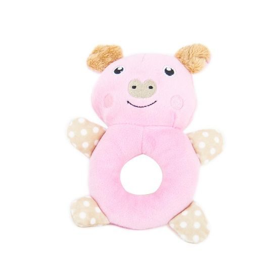 Akinu MIMI Plyšové prasátko hračka pro štěňata 14 cm