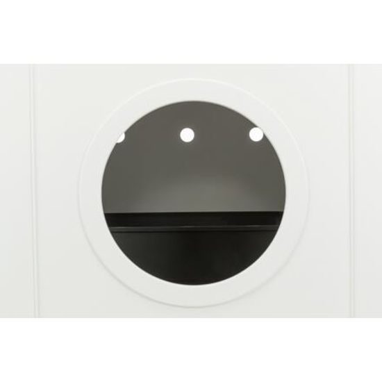 Trixie XL domek na kočičí toaletu 2 poličky MDF 53x90x58cm bílá