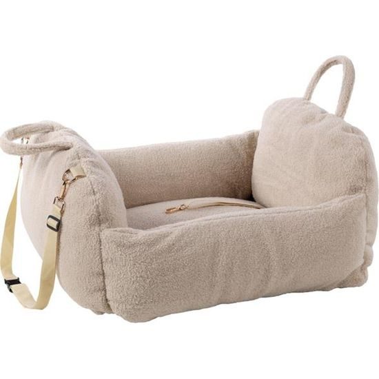 Flamingo Autosedačka pro psy Clifford béžová 60x60