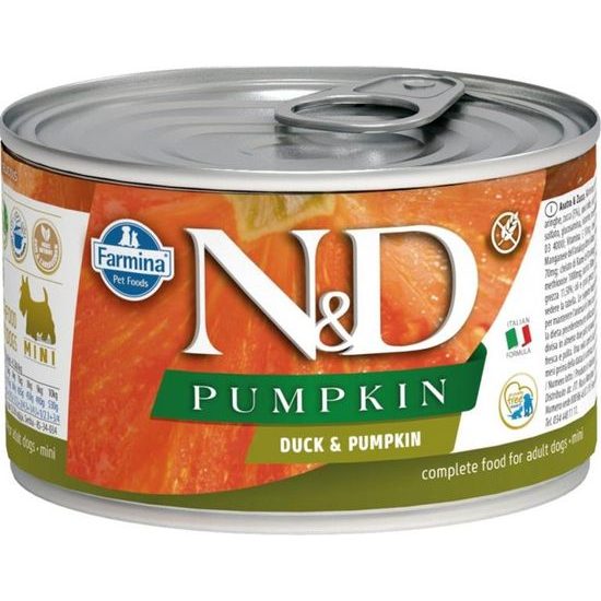 N&D PUMPKIN Dog konzerva Duck & Pumpkin Mini 140 g