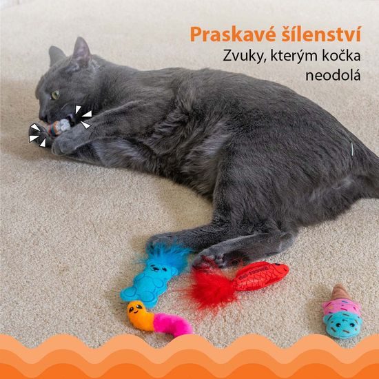 Catstages Sada hraček s catnipem 6ks