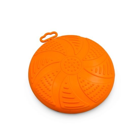 Argi Frisbee létající talíř gumový oranžový 17 cm