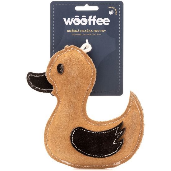 Wooffee kožená hračka Kachnička